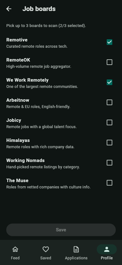 Job boards
